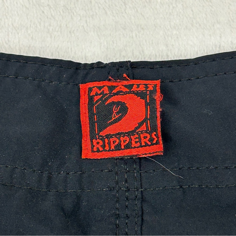 Drais Day/Night Club Las Vegas Swim Beach Black Maui Rippers Board Shorts Men 34 - Picture 6 of 11